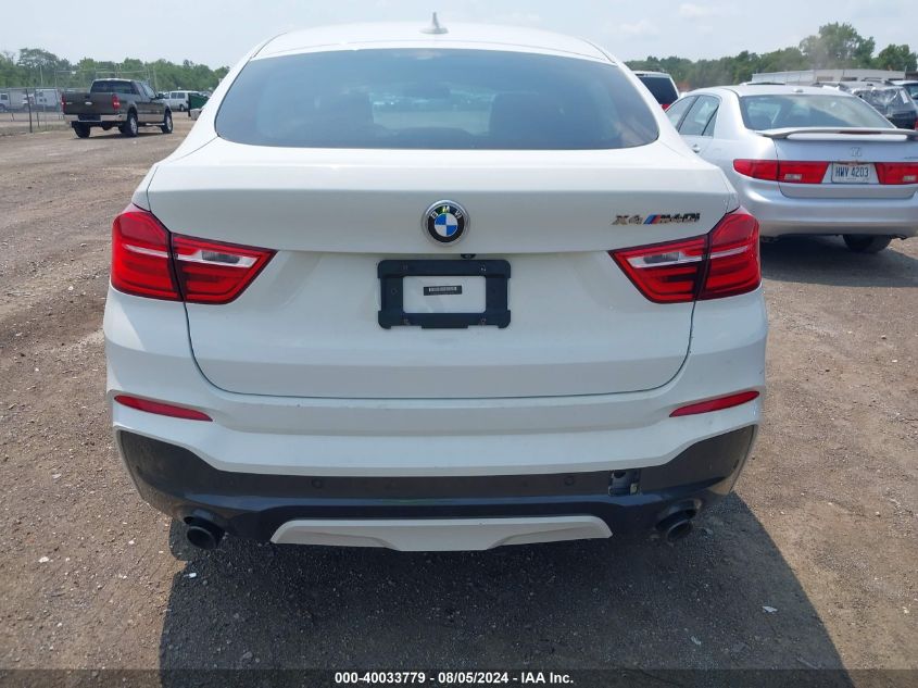 2018 BMW X4 M40I VIN: 5UXXW7C55J0W64940 Lot: 40033779