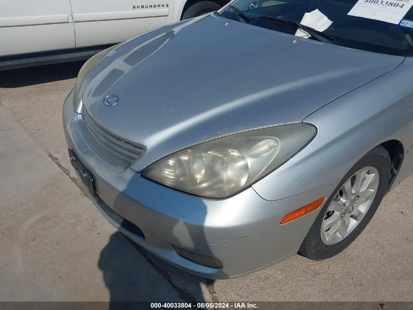 2003 Lexus Es 300 VIN: JTHBF30G030098715 Lot: 40033804