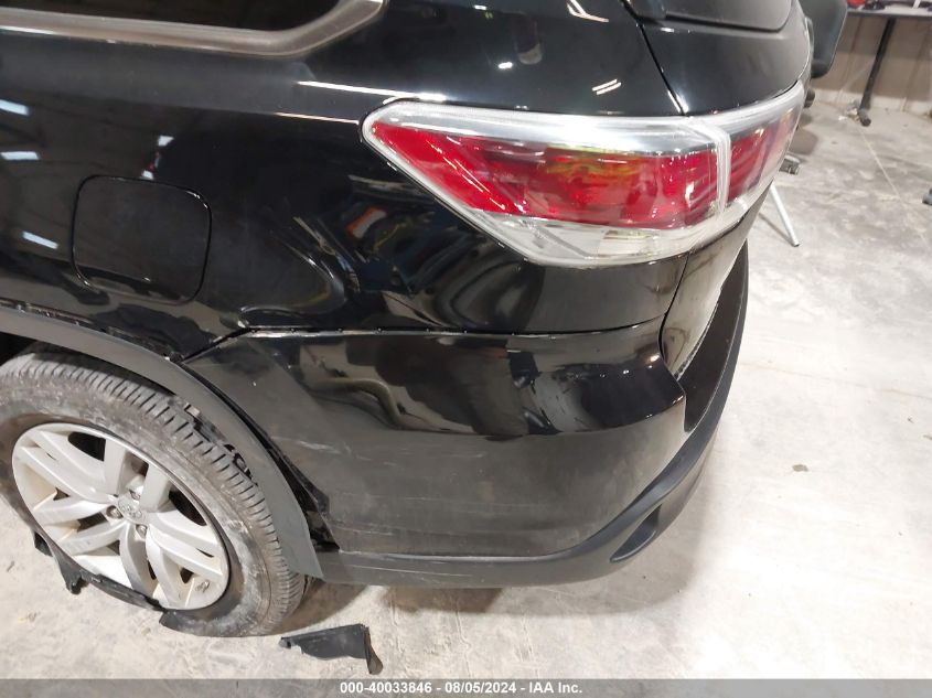 2015 Toyota Highlander Le VIN: 5TDZARFH6FS012021 Lot: 40033846
