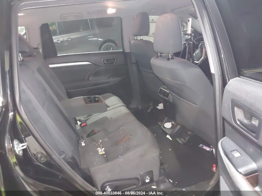 2015 Toyota Highlander Le VIN: 5TDZARFH6FS012021 Lot: 40033846