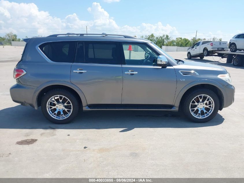 2017 Nissan Armada Platinum VIN: JN8AY2ND4H9009879 Lot: 40033855