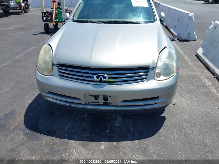 2003 Infiniti G35 Luxury Leather VIN: JNKCV51E53M322585 Lot: 40033862