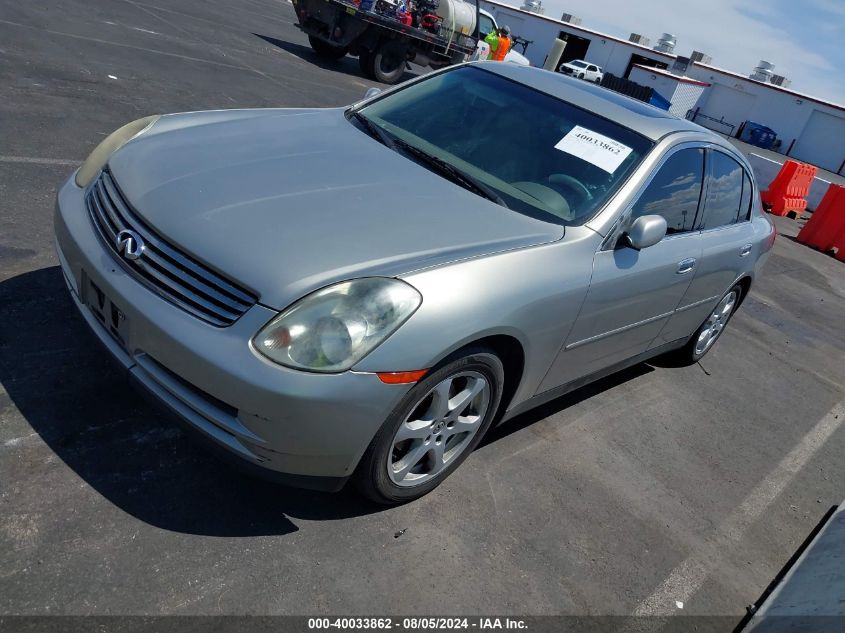 2003 Infiniti G35 Luxury Leather VIN: JNKCV51E53M322585 Lot: 40033862