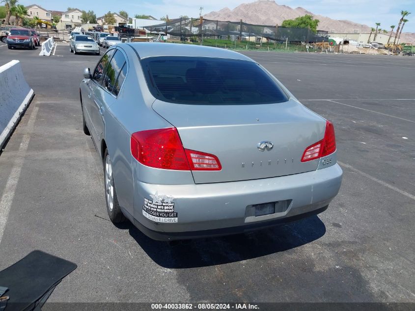 2003 Infiniti G35 Luxury Leather VIN: JNKCV51E53M322585 Lot: 40033862