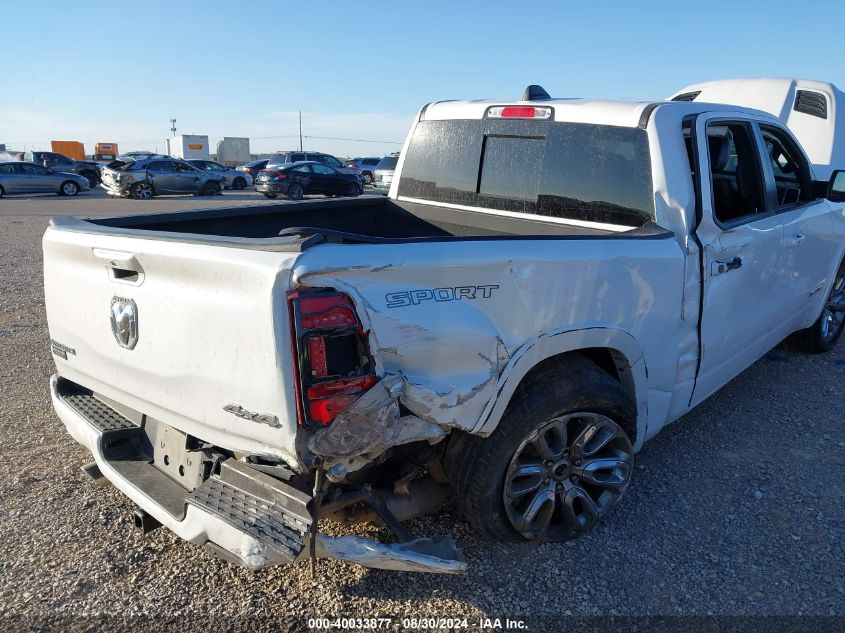 2021 Ram 1500 Laramie 4X4 5'7 Box VIN: 1C6SRFJT8MN821678 Lot: 40033877