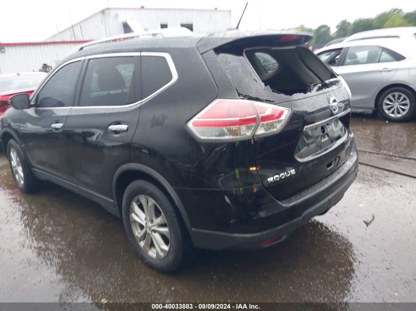 VIN KNMAT2MV6FP536285 2015 Nissan Rogue, SV no.3