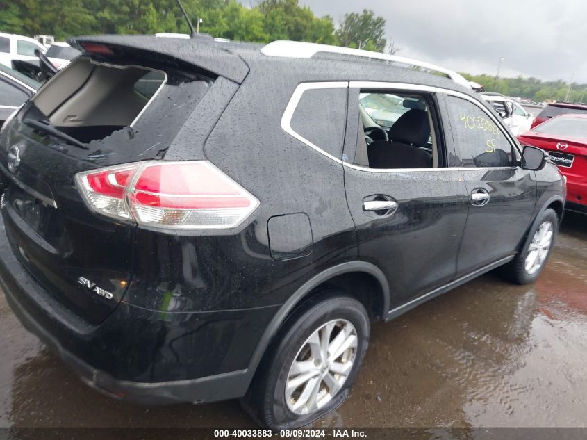 VIN KNMAT2MV6FP536285 2015 Nissan Rogue, SV no.4