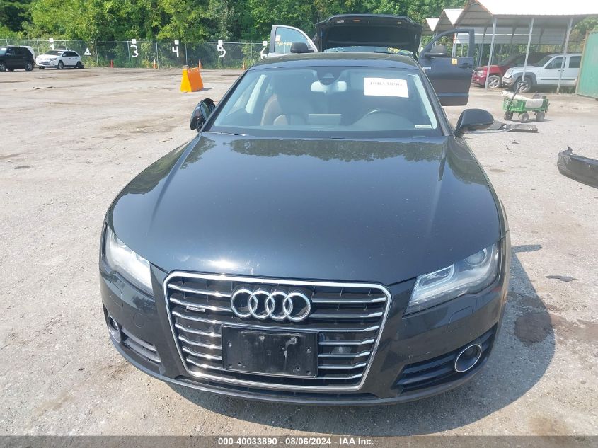 2012 Audi A7 Premium VIN: WAUYGAFC1CN058998 Lot: 40033890