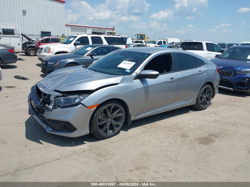 19XFC2F81KE013280 2019 HONDA CIVIC - Image 2