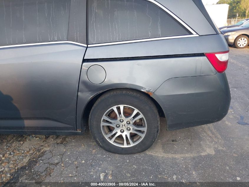 2012 Honda Odyssey Ex-L VIN: 5FNRL5H60CB018301 Lot: 40033905