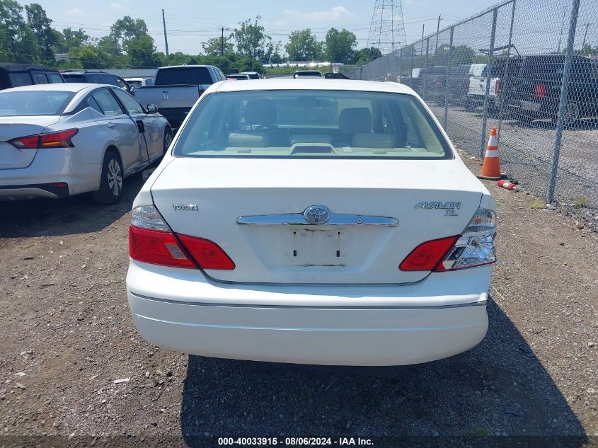 2003 Toyota Avalon Xl VIN: 4T1BF28B23U306604 Lot: 40033915