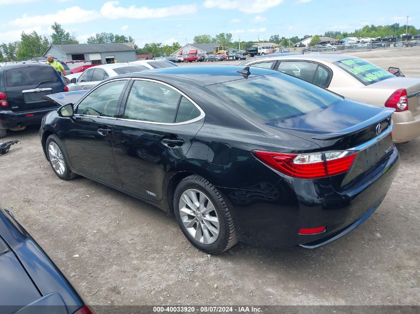 2014 Lexus Es 300H VIN: JTHBW1GGXE2063262 Lot: 40033920