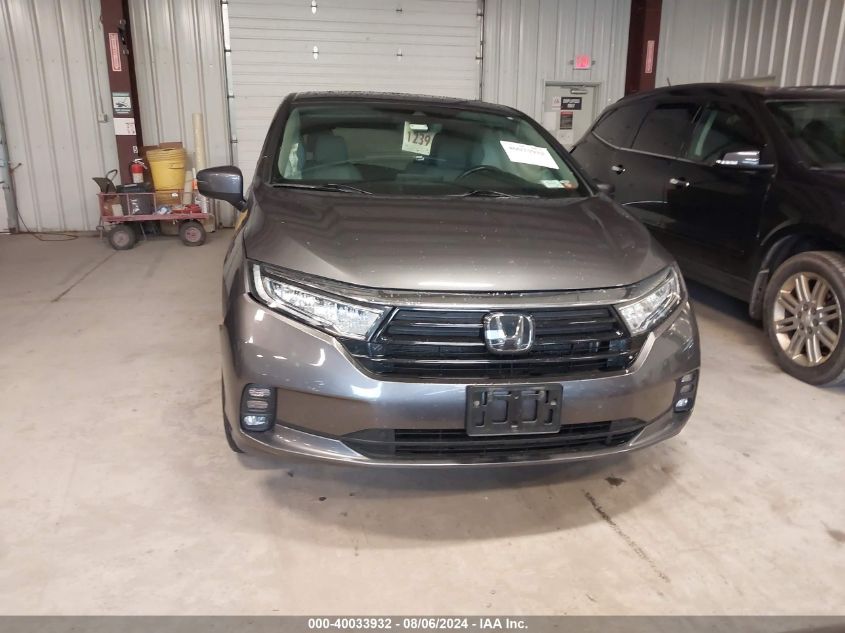 2022 Honda Odyssey Ex-L VIN: 5FNRL6H75NB024077 Lot: 40033932