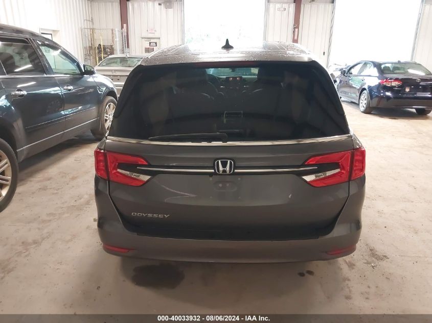 2022 Honda Odyssey Ex-L VIN: 5FNRL6H75NB024077 Lot: 40033932