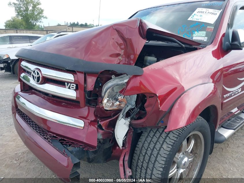 2005 Toyota Tundra Sr5 V8 VIN: 5TBET34135S468237 Lot: 40033980