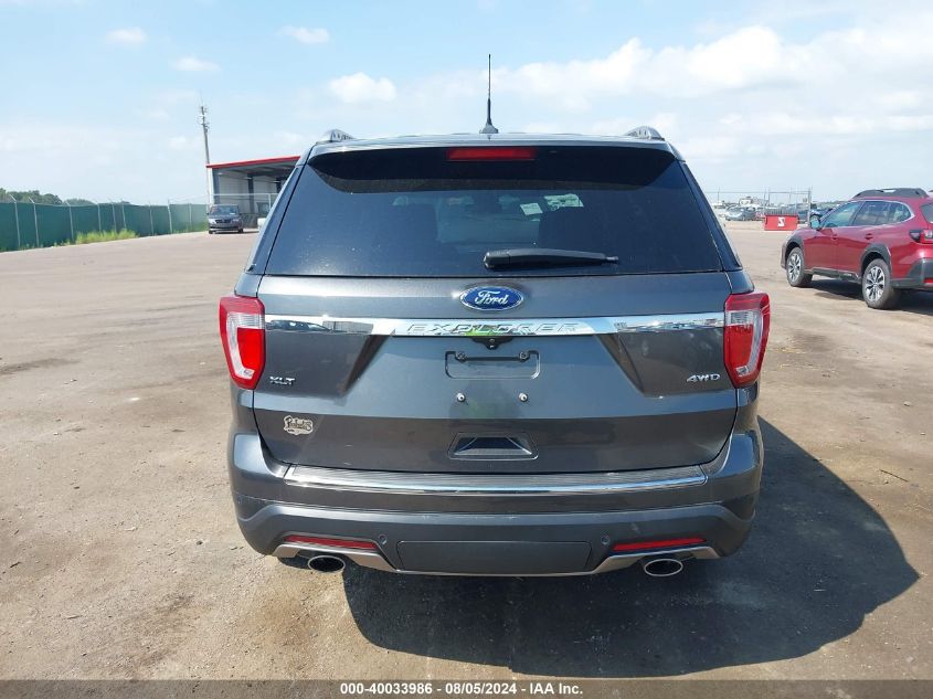 2018 Ford Explorer Xlt VIN: 1FM5K8D84JGA18326 Lot: 40033986