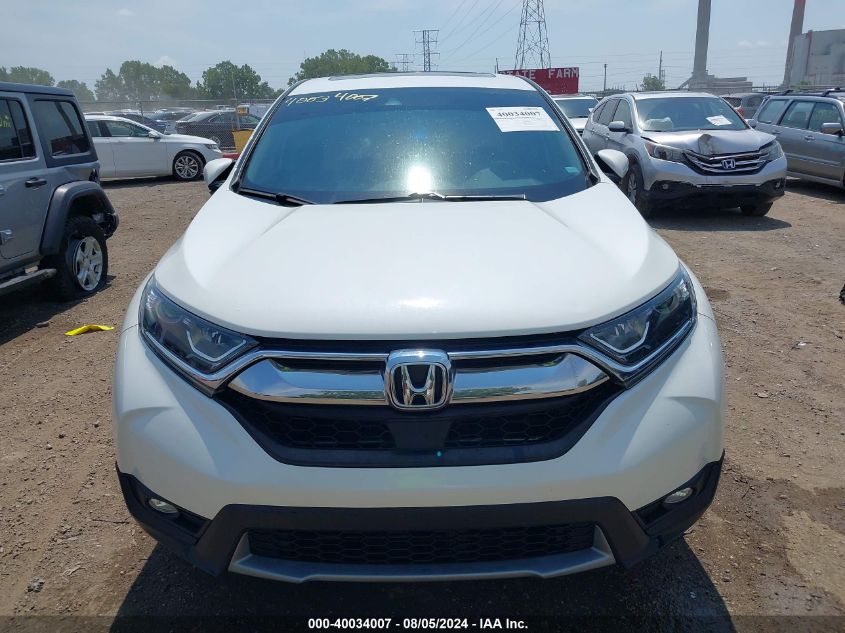 2017 Honda Cr-V Ex VIN: 5J6RW2H5XHL050961 Lot: 40034007