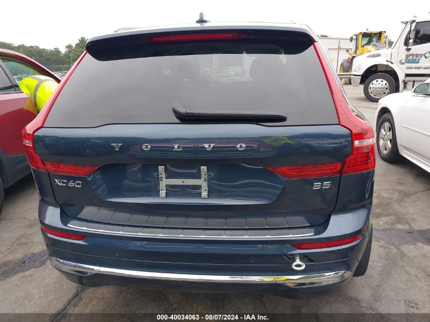 2022 Volvo Xc60 B5 Inscription VIN: YV4L12DL0N1962257 Lot: 40034063