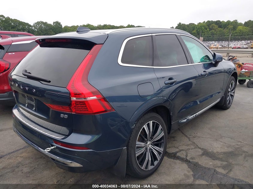 VIN YV4L12DL0N1962257 2022 VOLVO XC60 B5 INSCRIPTION