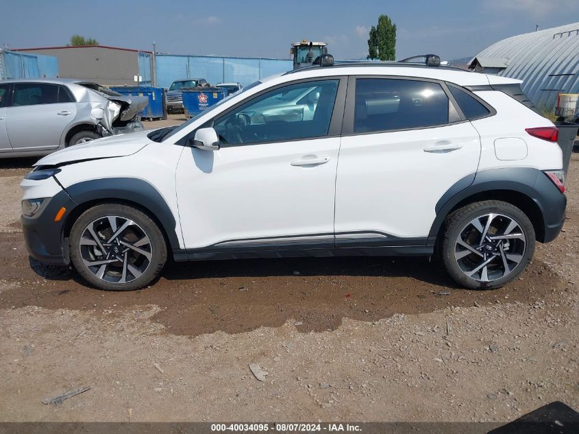 2023 Hyundai Kona Limited VIN: KM8K5CA35PU979386 Lot: 40034095