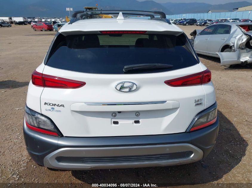 2023 Hyundai Kona Limited VIN: KM8K5CA35PU979386 Lot: 40034095