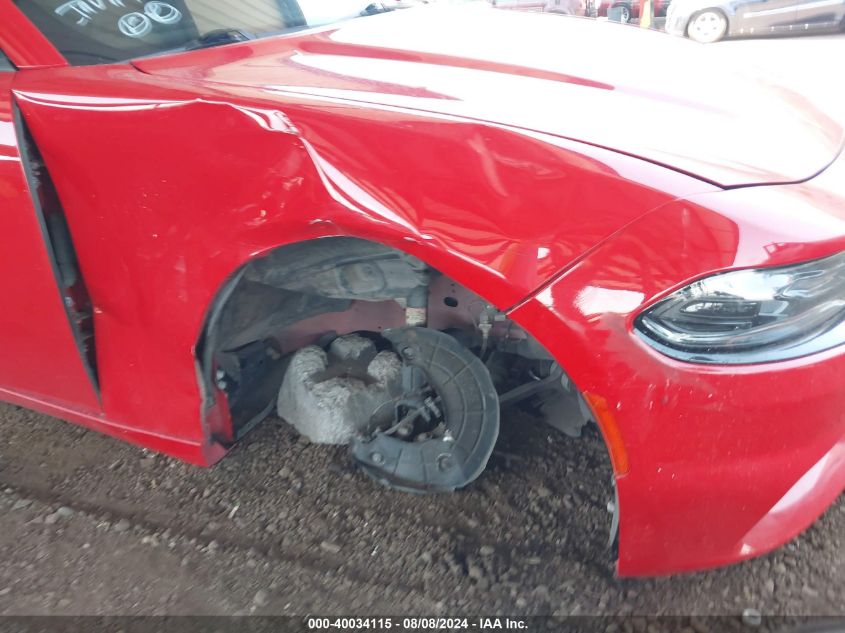2020 Dodge Charger Sxt Rwd VIN: 2C3CDXBGXLH192715 Lot: 40034115
