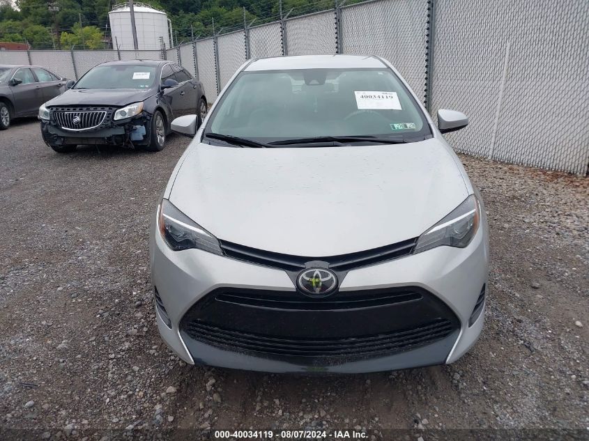 2019 Toyota Corolla Le VIN: 2T1BURHE6KC202383 Lot: 40034119