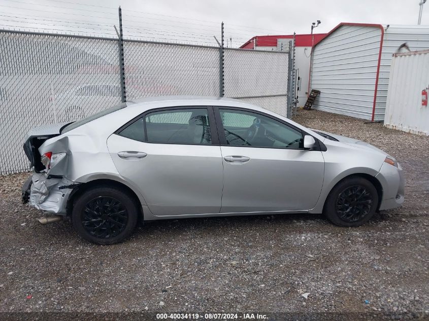 2019 Toyota Corolla Le VIN: 2T1BURHE6KC202383 Lot: 40034119