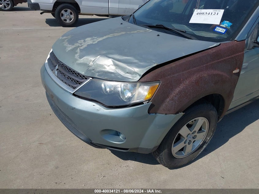 2007 Mitsubishi Outlander Es/Ls VIN: JA4MS31X77U009199 Lot: 40034121