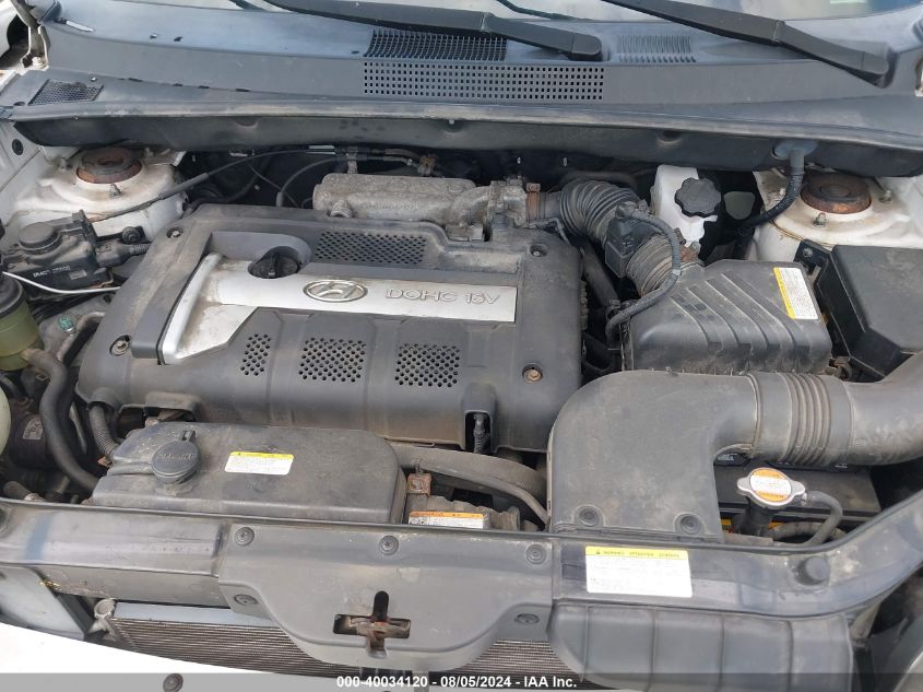 2005 Hyundai Tucson Gl VIN: KM8JM12B35U229619 Lot: 40034120