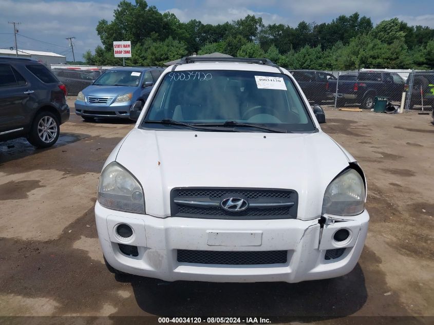 2005 Hyundai Tucson Gl VIN: KM8JM12B35U229619 Lot: 40034120