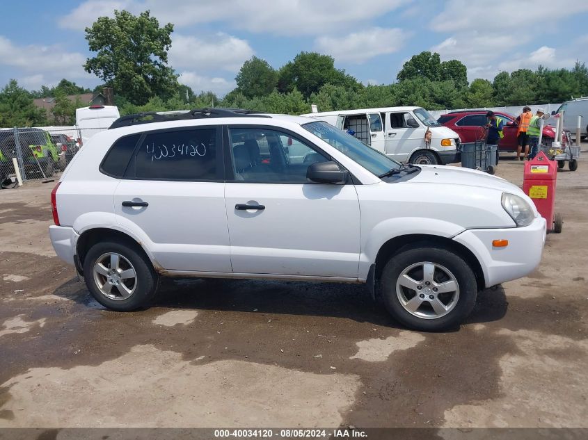 2005 Hyundai Tucson Gl VIN: KM8JM12B35U229619 Lot: 40034120