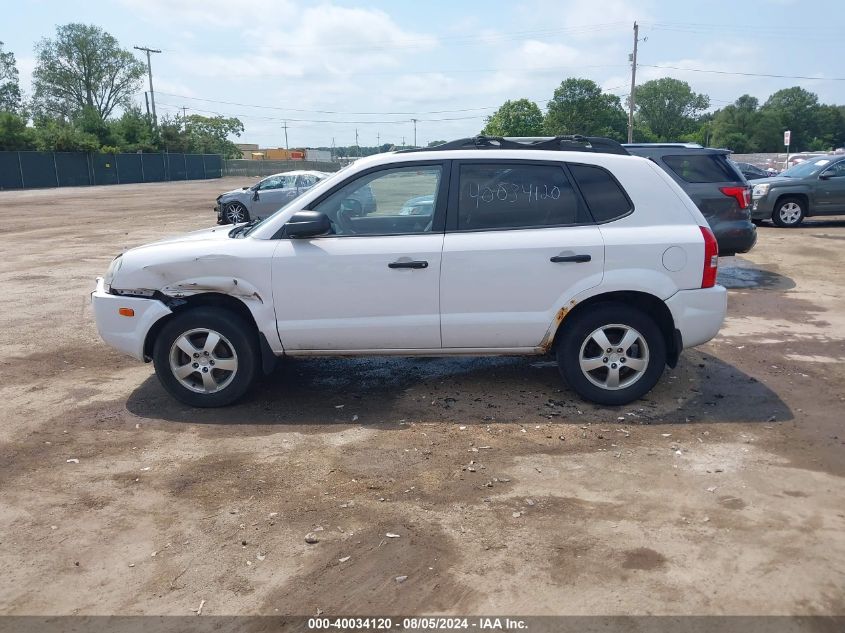 2005 Hyundai Tucson Gl VIN: KM8JM12B35U229619 Lot: 40034120