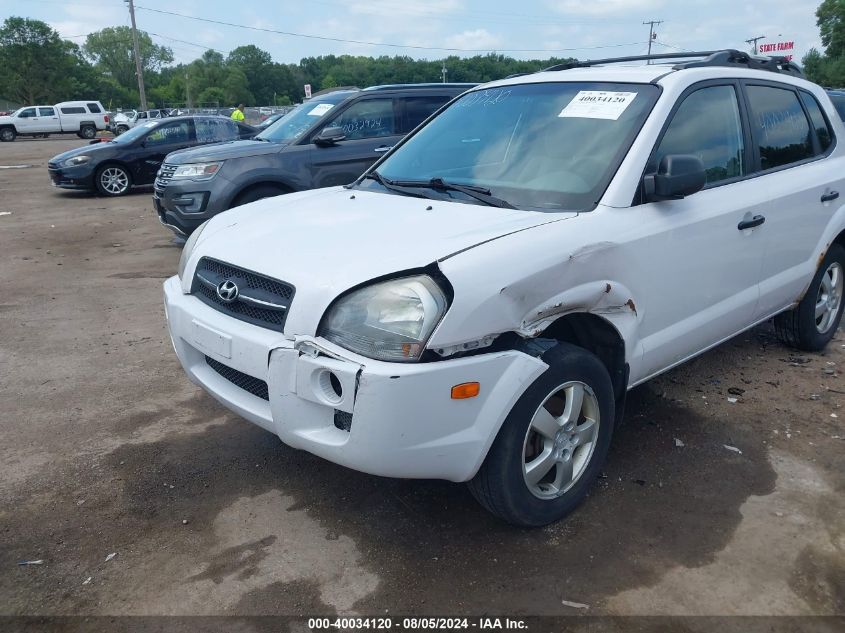 2005 Hyundai Tucson Gl VIN: KM8JM12B35U229619 Lot: 40034120