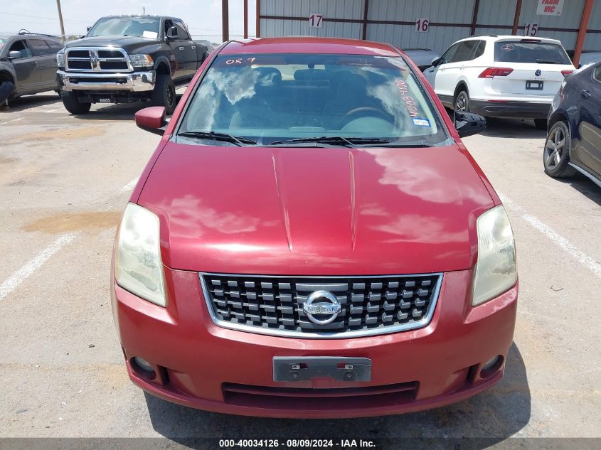 2008 Nissan Sentra 2.0S VIN: 3N1AB61E58L719984 Lot: 40034126