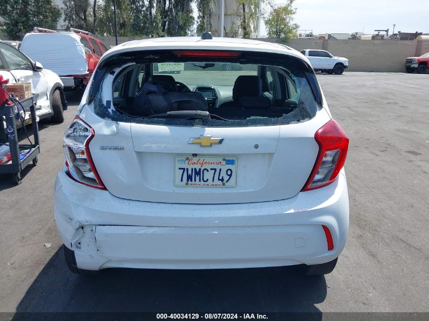 2017 Chevrolet Spark Ls VIN: KL8CA6SA3HC743256 Lot: 40034129