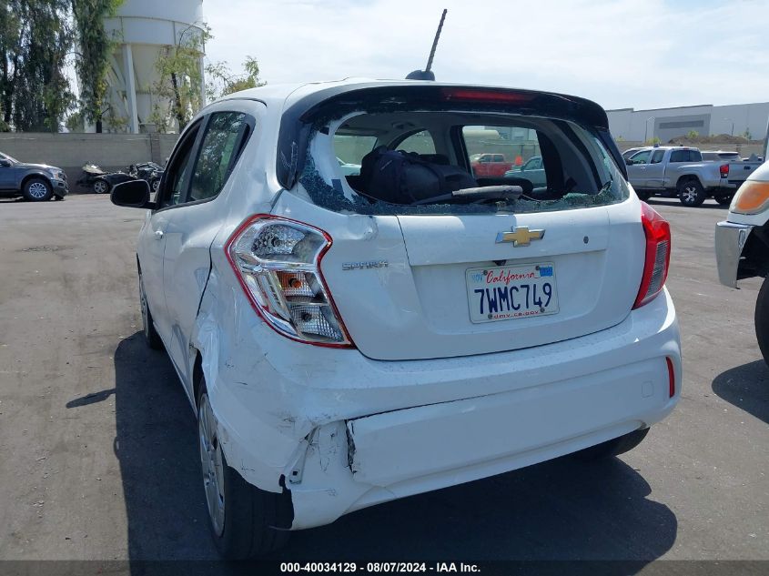 2017 Chevrolet Spark Ls VIN: KL8CA6SA3HC743256 Lot: 40034129