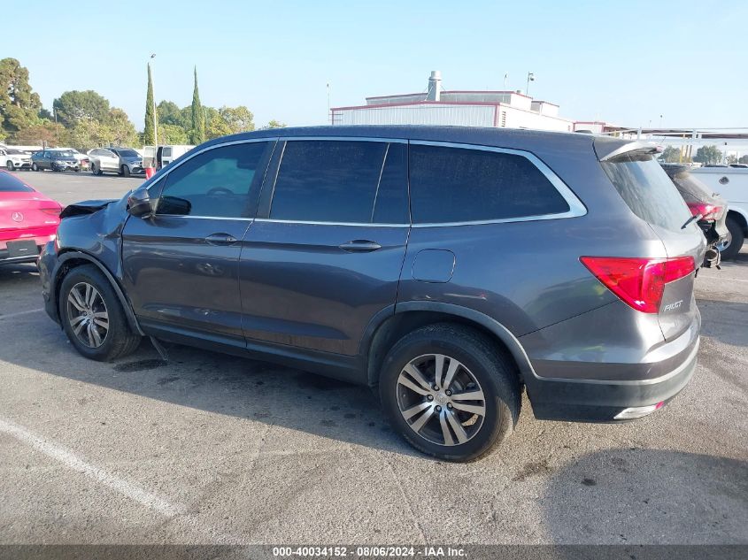 2017 Honda Pilot Ex-L VIN: 5FNYF5H61HB031004 Lot: 40034152