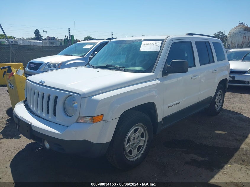 2016 JEEP PATRIOT SPORT - 1C4NJPBA8GD528194