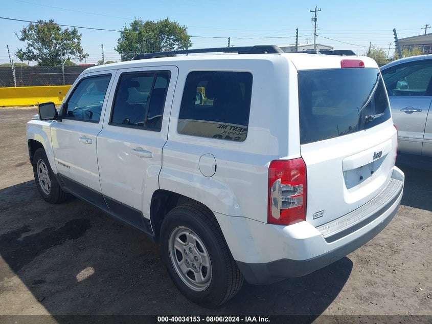 2016 JEEP PATRIOT SPORT - 1C4NJPBA8GD528194