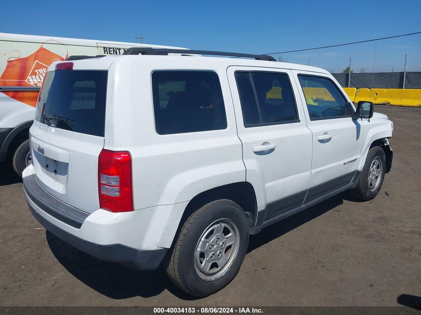 2016 JEEP PATRIOT SPORT - 1C4NJPBA8GD528194