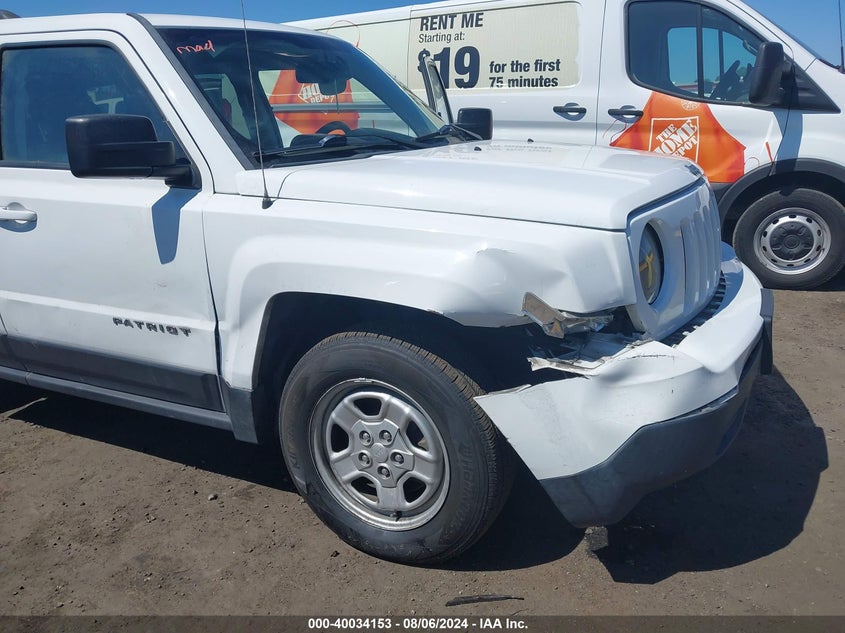 2016 JEEP PATRIOT SPORT - 1C4NJPBA8GD528194