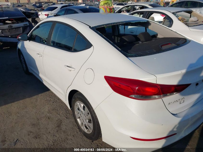 2018 Hyundai Elantra Se VIN: 5NPD74LF3JH260465 Lot: 40034163