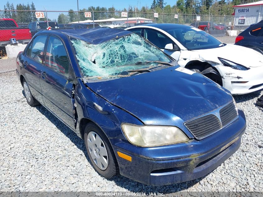 2003 Mitsubishi Lancer Es VIN: JA3AJ26E83U052102 Lot: 40034173