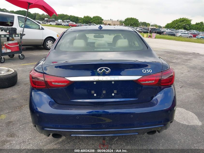 2022 Infiniti Q50 Luxe VIN: JN1EV7BP2NM312043 Lot: 40034208