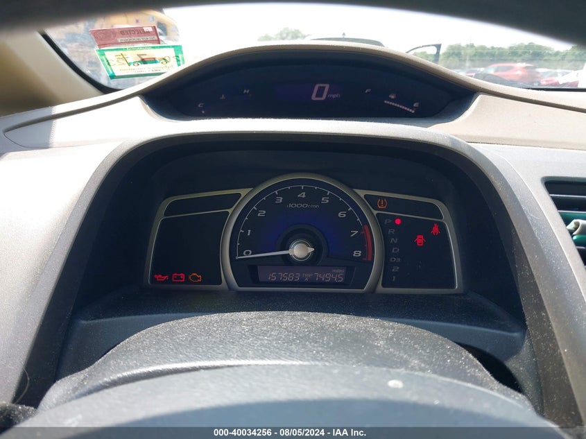 2008 Honda Civic Ex VIN: 1HGFA16818L067566 Lot: 40034256