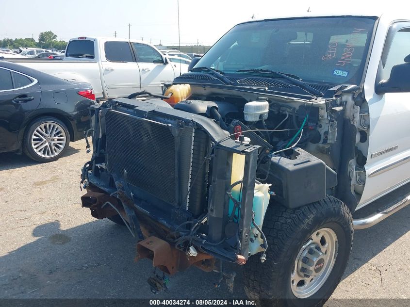 2004 GMC Sierra 2500Hd Sle VIN: 1GTHC23U04F135213 Lot: 40034274