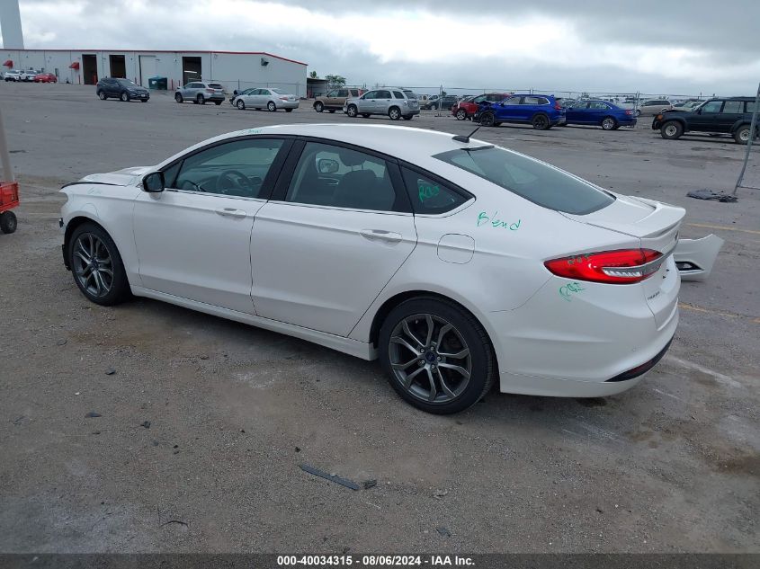 2017 FORD FUSION SE - 3FA6P0HD1HR367326