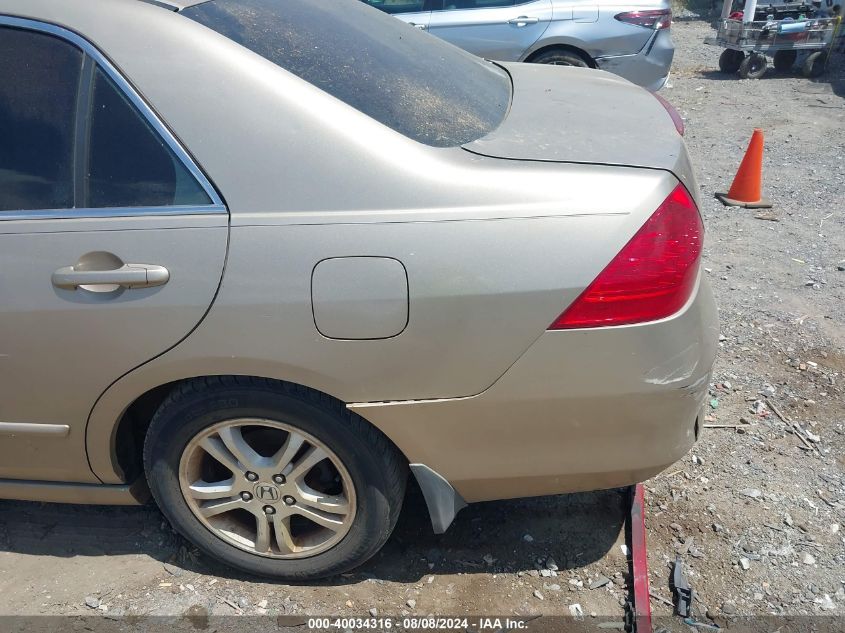 2006 Honda Accord 2.4 Ex VIN: 1HGCM56766A067743 Lot: 40034316