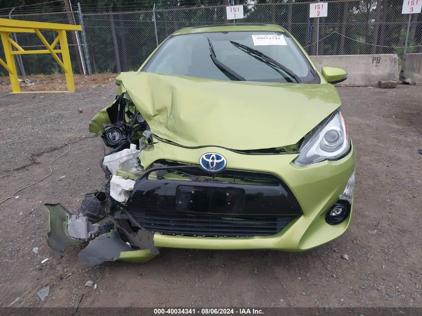 2016 Toyota Prius C Four VIN: JTDKDTB39G1130367 Lot: 40034341